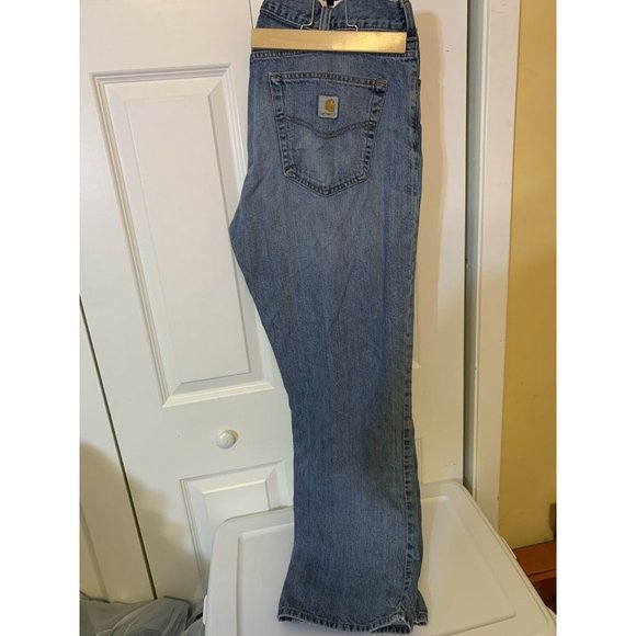Carhartt Men’s Sz 36 X 34 Loose Original Fit Jeans Pants Blue - Picture 4 of 5